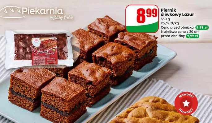 Piernik śliwkowy  promocja w Dino