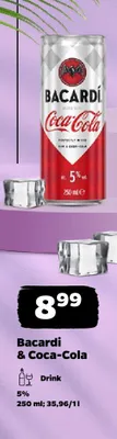 Drink Bacardi & Coca-Cola promocja w Netto
