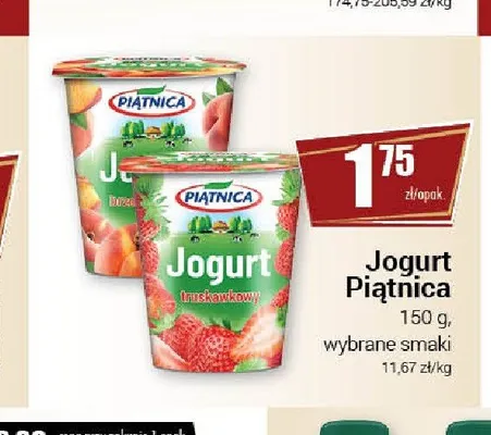 Jogurt Piątnica promocja w Premium Nasz Sklep
