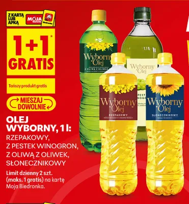 Olej z oliwą z oliwek Wyborny promocja w Biedronka