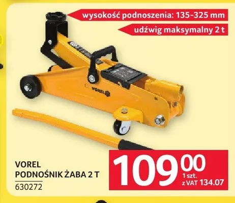 Podnośnik żaba 2 T VOREL promocja w Selgros