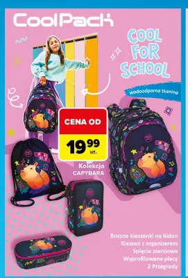 Kolekcja Capybara CoolPack promocja w Carrefour