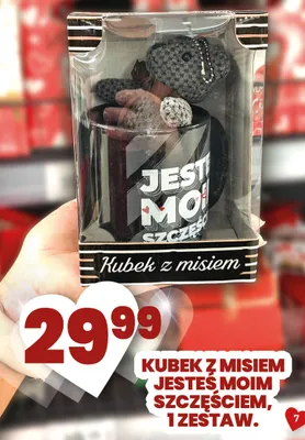 Kubek z misiem Jesteś Moim Szczęściem promocja w Twój Market