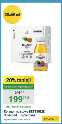 Kolagen na stawy Betterme 30-pak 60 ml promocja w ERLI