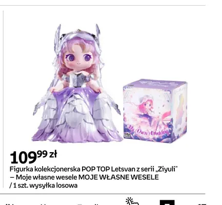 Figurka kolekcjonerska POP TOP Letsvan z serii Ziyuli Moje Własne Wesele promocja w Empik