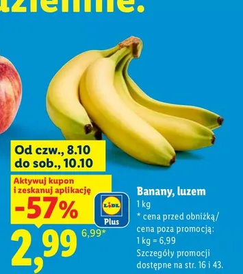 Banany promocja w Lidl