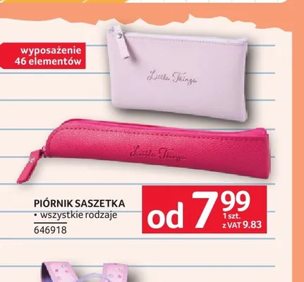 Piórnik saszetka Little Things promocja w Selgros