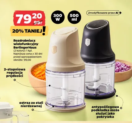 Rozdrabniacz wielofunkcyjny BerlingerHaus promocja w Netto