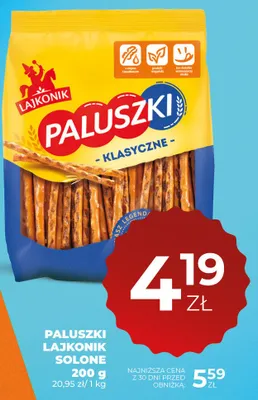 Paluszki solone klasyczne promocja w Duży Ben