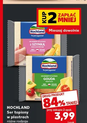 Ser topiony w plastrach Hochland promocja w Kaufland