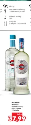 Wino białe Wermut aromatyzowany Martini Bianco promocja w Kaufland