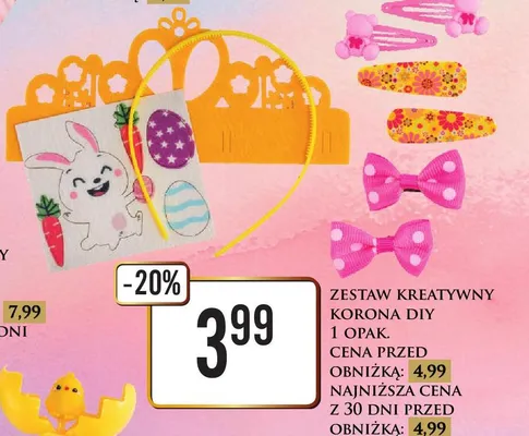 Zestaw kreatywny korona DIY promocja w Dino