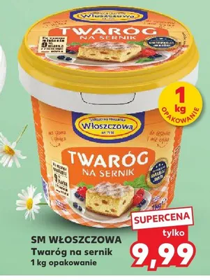 Twaróg na sernik promocja w Kaufland