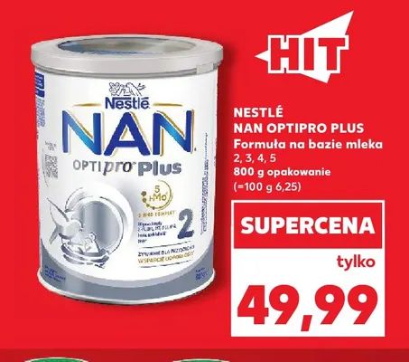 Formuła na bazie mleka NAN Optipro Plus 4 Nestlé promocja w Kaufland