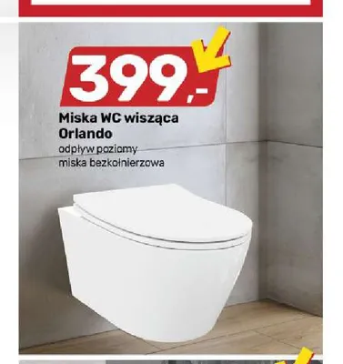 Miska Wc wisząca Orlando promocja w Bricomarche