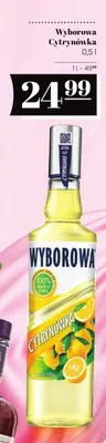 Wódka smakowa Wyborowa Cytrynówka promocja w POLOmarket