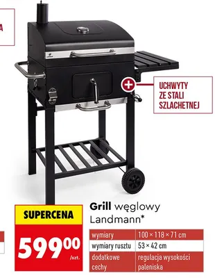 Grill węglowy promocja w Biedronka