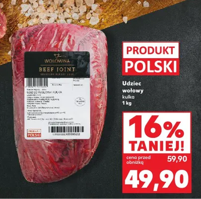 Udziec wołowy kulka promocja w Kaufland