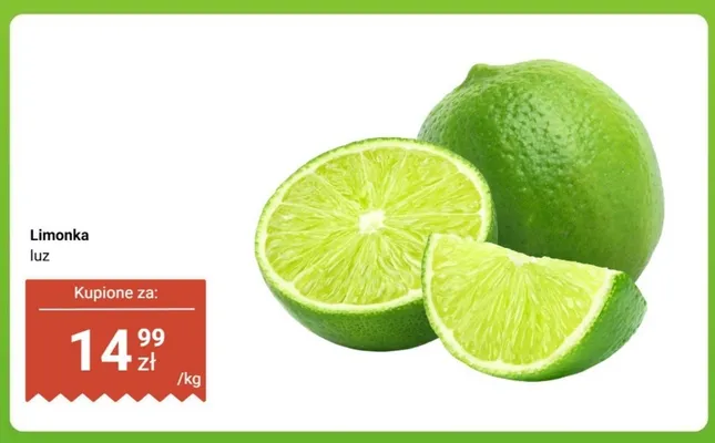 Limonka luz promocja w Dino