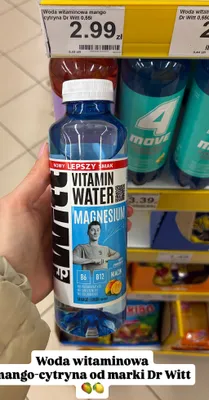 Woda witaminowa mango cytryna magnesium promocja w Dino