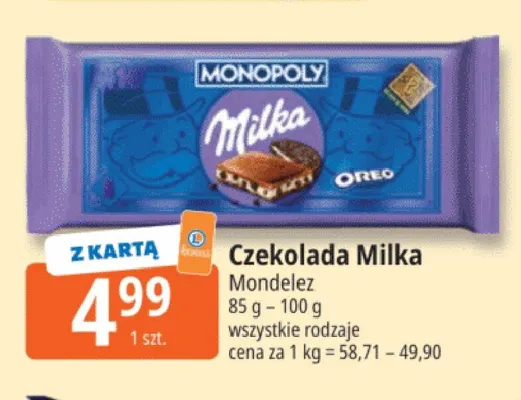 Czekolada Milka Mondelez promocja w Leclerc