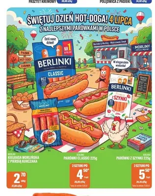 Parówki Berlinki z Szynki promocja w Tomi Markt