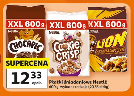 Płatki śniadaniowe Nestlé promocja w Auchan
