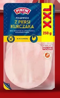 Polędwica z piersi kurczaka w plastrach Pikok XXL promocja w Lidl