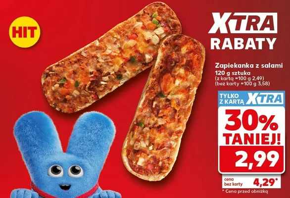 Zapiekanka z salami promocja w Kaufland