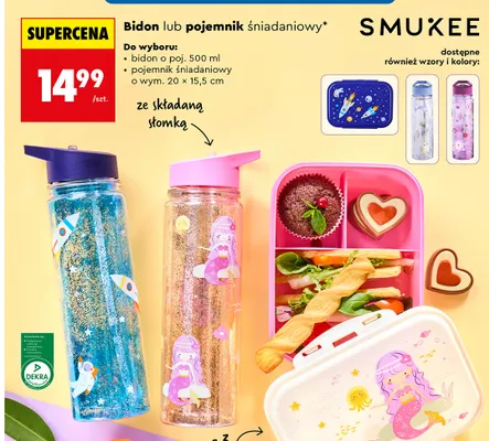 Pojemnik śniadaniowy Smukee 20x15,5 cm promocja w Biedronka