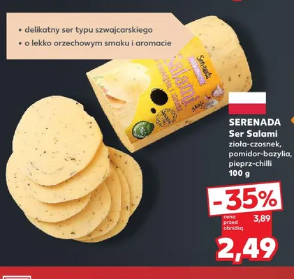 Ser salami zioła-czosnek Serenada promocja w Kaufland