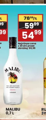Likier Malibu promocja w Wafelek