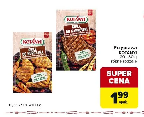 Przyprawa do karkówki Kotányi promocja w Carrefour Market