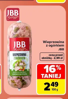 Wieprzowina z ogórkiem JBB promocja w Carrefour