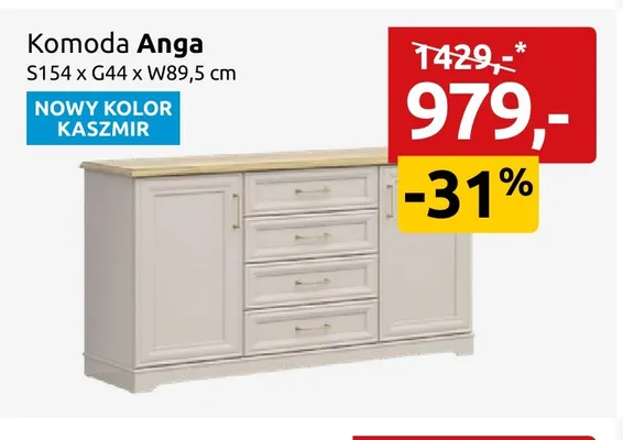 Komoda Anga promocja w Black Red White