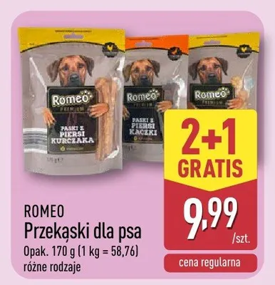 Przekąski dla psa promocja w Aldi