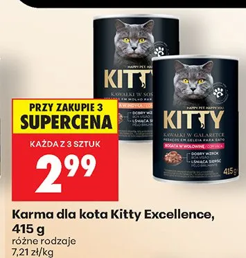 Karma dla kota Excellence promocja w Biedronka