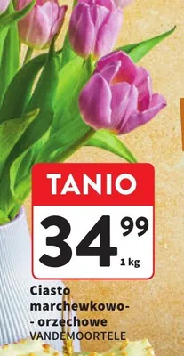 Ciasto marchewkowo-orzechowe promocja w Intermarche