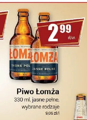 Piwo Łomża Jasne Pełne promocja w Premium Nasz Sklep