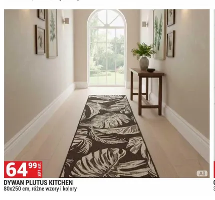 Dywan Plutus Kitchen 80x250 cm promocja w Merkury Market