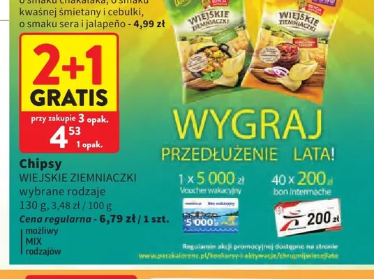 Chipsy Wiejskie Ziemniaczki edycja limitowana promocja w Intermarche