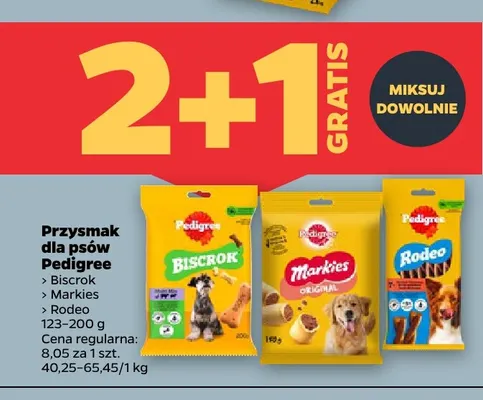 Przysmak dla psów Pedigree Biscrok promocja w Netto