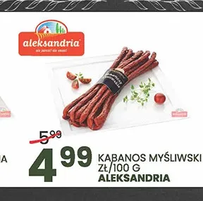 Kabanos Myśliwski Aleksandria promocja w Wafelek