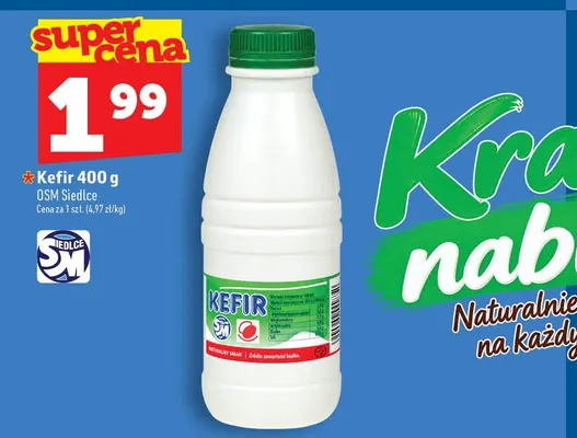 Kefir OSM Siedlce promocja w TOPAZ