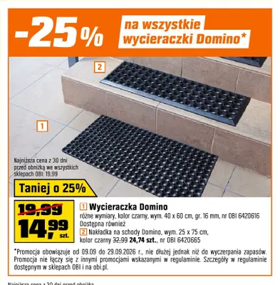 Nakładka na schody Domino promocja w OBI