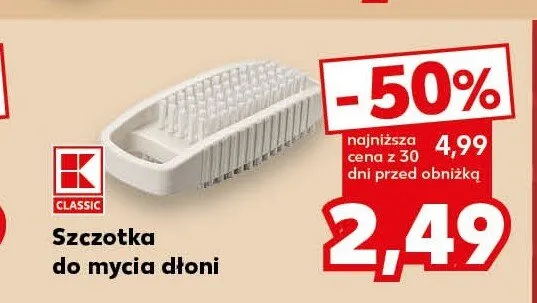 Szczotka do mycia dłoni K-Classic promocja w Kaufland