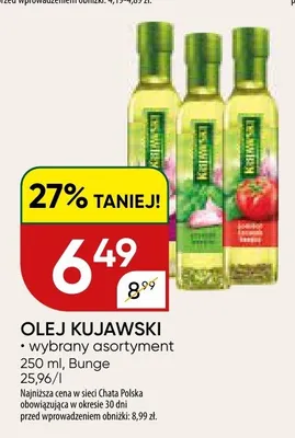 Olej kujawski promocja w Chata Polska
