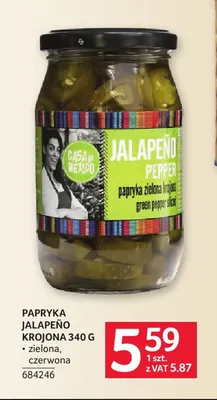 Papryka jalapeño krojona zielona Casa de Mexico promocja w Selgros