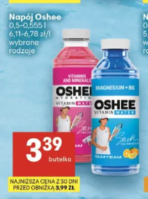 Napój Oshee Vitamin Water Magnesium + B6 promocja w Delikatesy Centrum