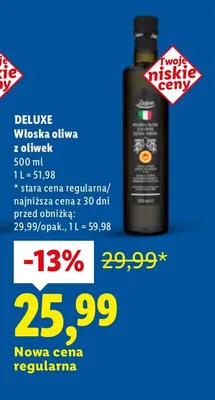 Włoska oliwa z oliwek promocja w Lidl